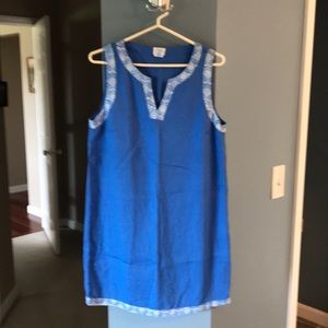Linen tank dress
